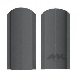 ШТАКЕТНИК ЕВРОПЛАНКА 130мм СЕРЫЙ АНТРАЦИТ ДВУСТОРОННИЙ МАТОВЫЙ МК-ТРЕЙД