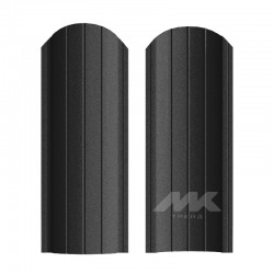 ШТАКЕТНИК РУБИН 103мм ЧЕРНО-СЕРЫЙ ДВУСТОРОННИЙ МАТОВЫЙ МК-ТРЕЙД