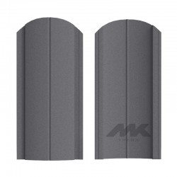 ШТАКЕТНИК ЕВРОПЛАНКА 130мм СЕРЫЙ ГРАФИТ ДВУСТОРОННИЙ МАТОВЫЙ МК-ТРЕЙД