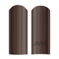 ШТАКЕТНИК РУБИН 103мм ШОКОЛАДНО-КОРИЧНЕВЫЙ ДВУСТОРОННИЙ МАТОВЫЙ МК-ТРЕЙД