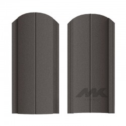 ШТАКЕТНИК ЕВРОПЛАНКА 130мм СЕРО-КОРИЧНЕВЫЙ ДВУСТОРОННИЙ МАТОВЫЙ МК-ТРЕЙД