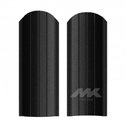 ШТАКЕТНИК РУБИН 103мм ЧЕРНЫЙ ЯНТАРЬ ДВУСТОРОННИЙ МАТОВЫЙ МК-ТРЕЙД