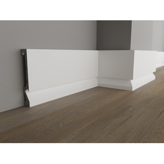 ПЛИНТУС НАПОЛЬНЫЙ ДЮРОПОЛИМЕРНЫЙ UHD PLN 100.16 2000х100мм FAMILY PLINTUS