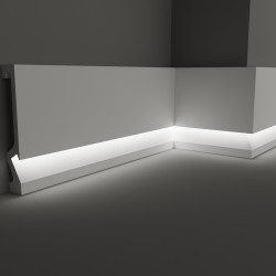 ПЛИНТУС НАПОЛЬНЫЙ ДЮРОПОЛИМЕРНЫЙ UHD PLN 100.16 2000х100мм FAMILY PLINTUS