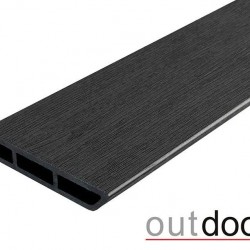 ЗАБОРНАЯ ДОСКА РОМБУС ДПК STORM BLACK ЧЕРНАЯ 3,0м (OUTDOOR)