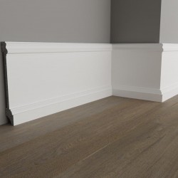 ПЛИНТУС НАПОЛЬНЫЙ ДЮРОПОЛИМЕРНЫЙ UHD TEATRO-100 2000х100мм FAMILY PLINTUS