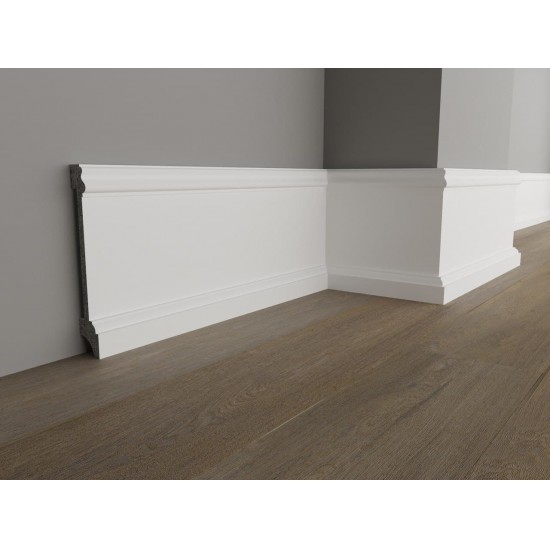 ПЛИНТУС НАПОЛЬНЫЙ ДЮРОПОЛИМЕРНЫЙ UHD TEATRO-100 2000х100мм FAMILY PLINTUS