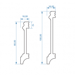 ПЛИНТУС НАПОЛЬНЫЙ ДЮРОПОЛИМЕРНЫЙ UHD TEATRO-100 2000х100мм FAMILY PLINTUS