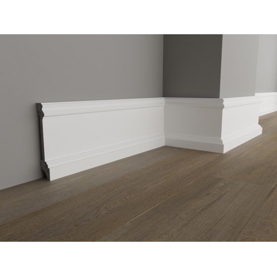 ПЛИНТУС НАПОЛЬНЫЙ ДЮРОПОЛИМЕРНЫЙ UHD TEATRO-80 2000х80мм FAMILY PLINTUS