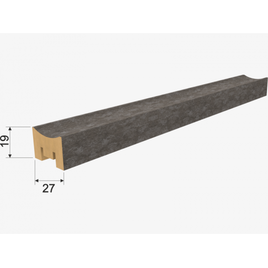 ИНТЕРЬЕРНАЯ РЕЙКА МДФ НЬЮ-ЙОРК МИЛАНА РЕКЕСС 2,7м (STELLA)