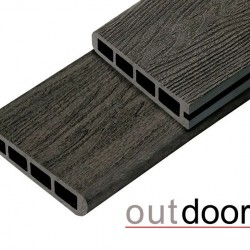 ТЕРРАСНАЯ ДОСКА ЗАВЕРШАЮЩАЯ ДПК HAVANA/ARIZONA BLACK ЧЕРНАЯ 4,0м (OUTDOOR)