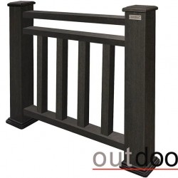 ОГРАЖДЕНИЕ ДПК "КЛАССИК ПЛЮС 1000*1000мм" STORM BLACK (OUTDOOR)