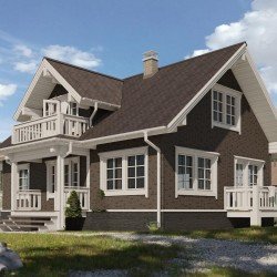 УГОЛ ДЕКОРАТИВНЫЙ FLEMISH ТЕМНО-КОРИЧНЕВЫЙ PREMIUM 443мм DOCKE