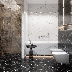 КВАРЦ-ВИНИЛОВЫЙ ЛАМИНАТ SPC CRONAFLOOR STONE НОЧЕ BD-602-11