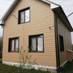 САЙДИНГ БРУС D6S КАРАМЕЛЬ 3600х300мм DOCKE PREMIUM