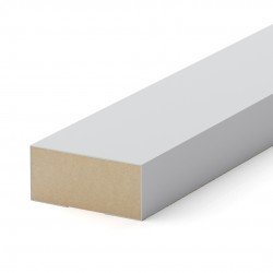 ИНТЕРЬЕРНАЯ РЕЙКА МДФ БЕЛАЯ МОДЕЛЬ-12 2,8м (STELLA)