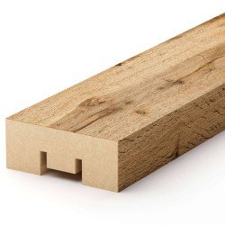 ИНТЕРЬЕРНАЯ РЕЙКА МДФ ПЕКАН БРИОНА 2,7м (STELLA)