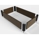 ДОСКА ДПК ДЛЯ ГРЯДОК UNODECK LETTO ВЕНГЕ 30см 3,0м (RUSDECKING)
