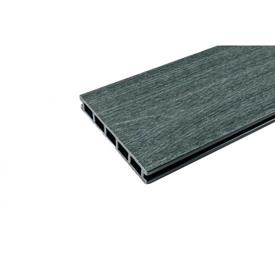 ТЕРРАСНАЯ ДОСКА МПК 2D ТИСНЕНИЕ-ВЕЛЬВЕТ ГРАФИТ 4,0х0,15м (ВЕРСТА)