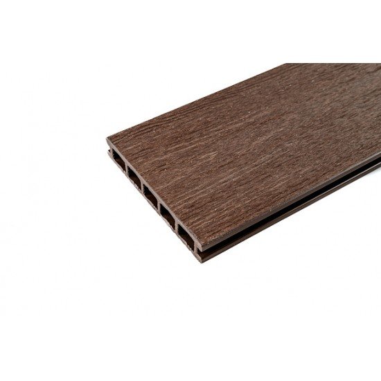 ТЕРРАСНАЯ ДОСКА МПК 2D ТИСНЕНИЕ-ВЕЛЬВЕТ ШОКОЛАД 4,0х0,15м (ВЕРСТА)