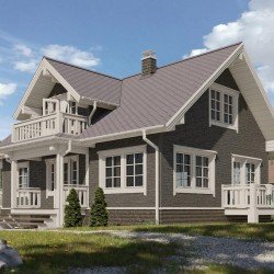 ФАСАДНАЯ ПАНЕЛЬ АЛТАЙ ГРАФИТ STANDART 1196х426 DOCKE