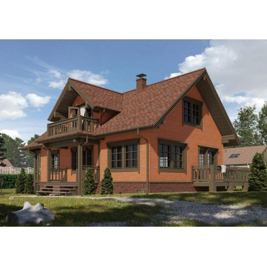 ФАСАДНАЯ ПАНЕЛЬ BERG КИРПИЧНЫЙ PREMIUM 1131х460мм DOCKE