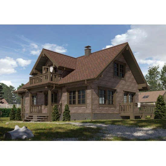 ФАСАДНАЯ ПАНЕЛЬ BURG ЗЕМЛЯНОЙ PREMIUM 1072х472мм DOCKE