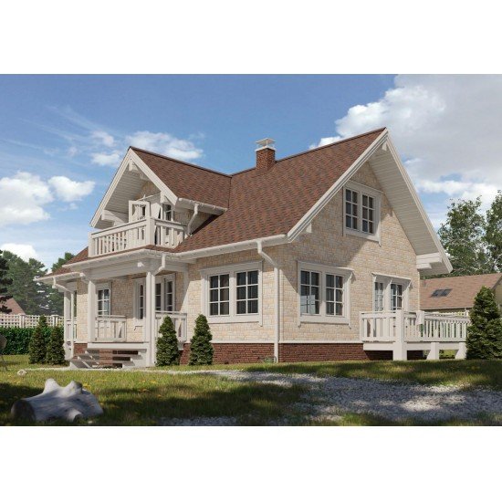 ФАСАДНАЯ ПАНЕЛЬ BURG ЛЬНЯНОЙ PREMIUM 1072х472мм DOCKE