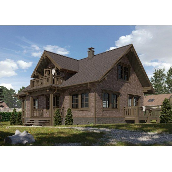 УГОЛ ДЕКОРАТИВНЫЙ BURG ТЕМНЫЙ PREMIUM 472мм DOCKE