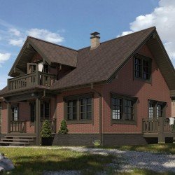 УГОЛ ДЕКОРАТИВНЫЙ FLEMISH КОРИЧНЕВЫЙ STANDART 443мм DOCKE