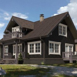 УГОЛ ДЕКОРАТИВНЫЙ FLEMISH ТЕМНО-СЕРЫЙ STANDART 443мм DOCKE