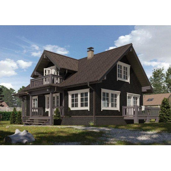 УГОЛ ДЕКОРАТИВНЫЙ FLEMISH ТЕМНО-СЕРЫЙ STANDART 443мм DOCKE