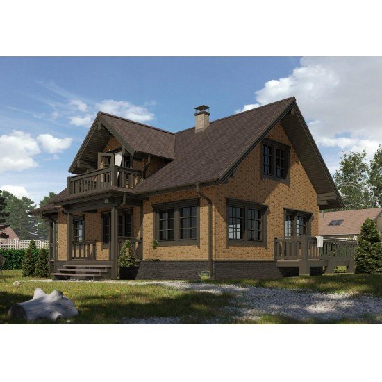 УГОЛ ДЕКОРАТИВНЫЙ FLEMISH КОФЕЙНЫЙ PREMIUM 443мм DOCKE