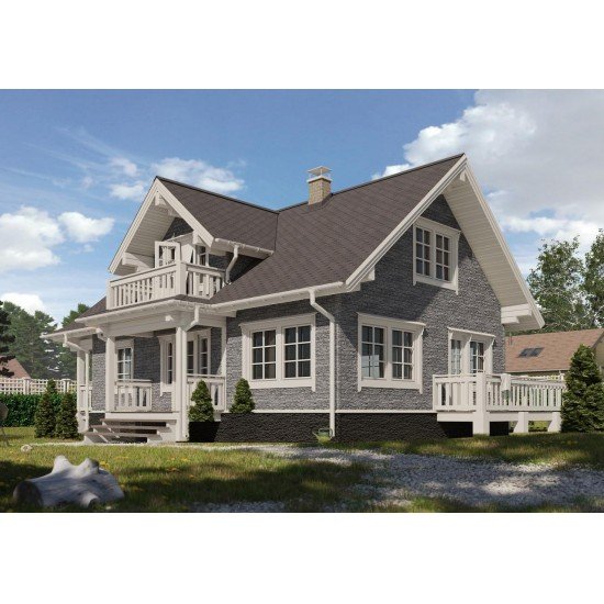 УГОЛ ДЕКОРАТИВНЫЙ STEIN БАЗАЛЬТ PREMIUM 426мм DOCKE