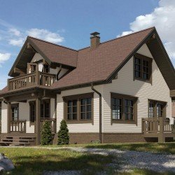 САЙДИНГ КОРАБЕЛЬНЫЙ БРУС БАНАН D4.5D 3600х232мм DOCKE PREMIUM