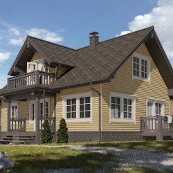 Cайдинг КЕДР БЛОК-ХАУС D4.7T 3600х240мм DOCKE LUX