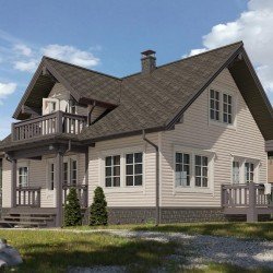 Cайдинг ОРЕХ БЛОК-ХАУС D4.7T 3600х240мм DOCKE LUX