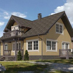 САЙДИНГ БРУС D6S КЕДР 3600х300мм DOCKE LUX