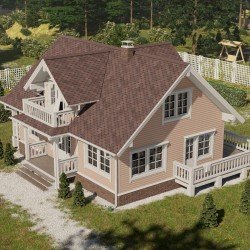 ГИБКАЯ ЧЕРЕПИЦА ШЕСТИГРАННИК КОРИЧНЕВЫЙ DOCKE-PIE EURASIA