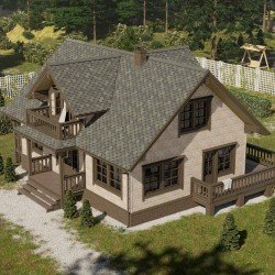 ГИБКАЯ ЧЕРЕПИЦА ШЕСТИГРАННИК ЗЕЛЕНЫЙ DOCKE-PIE EURASIA