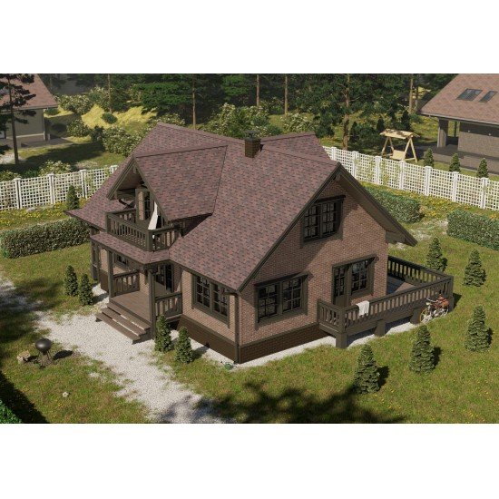 ГИБКАЯ ЧЕРЕПИЦА ЛАБИРИНТ КОРИЧНЕВЫЙ DOCKE-PIE EURASIA