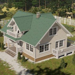 ГИБКАЯ ЧЕРЕПИЦА СОТА ЗЕЛЕНАЯ DOCKE-PIE STANDART