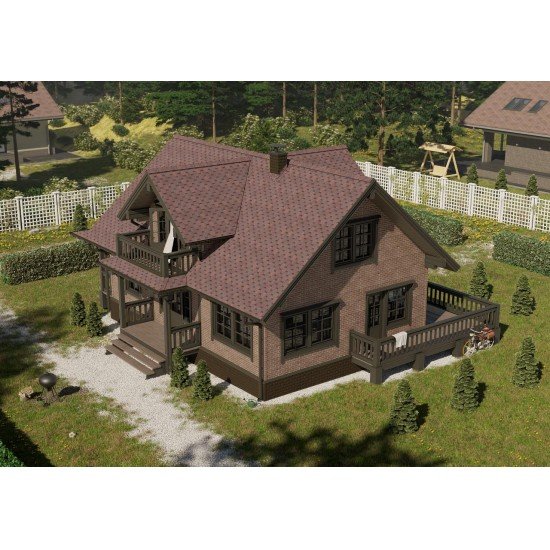 ГИБКАЯ ЧЕРЕПИЦА СОТА КОРИЧНЕВАЯ DOCKE-PIE STANDART