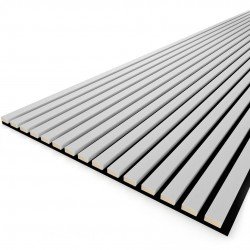 ПАНЕЛЬ СТЕНОВАЯ АКУСТИЧЕСКАЯ МДФ БЕЛАЯ TREND 2780х600х21мм (STELLA)