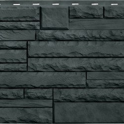 ФАСАДНАЯ ПАНЕЛЬ КАМЕНЬ СКАЛИСТЫЙ ЭКО ГРАФИТ 1100х430мм АЛЬТА-ПРОФИЛЬ