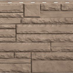 ФАСАДНАЯ ПАНЕЛЬ КАМЕНЬ СКАЛИСТЫЙ ЭКО БЕЖЕВЫЙ 1100х430мм АЛЬТА-ПРОФИЛЬ