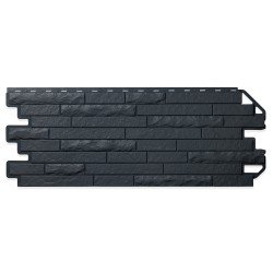 ФАСАДНАЯ ПАНЕЛЬ КИРПИЧ АНТИК ЭКО ГРАФИТ 1160х420мм АЛЬТА-ПРОФИЛЬ