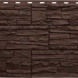 ФАСАДНАЯ ПАНЕЛЬ ГРАНД КАНЬОН ЭКО КОРИЧНЕВЫЙ 1040х420мм АЛЬТА-ПРОФИЛЬ