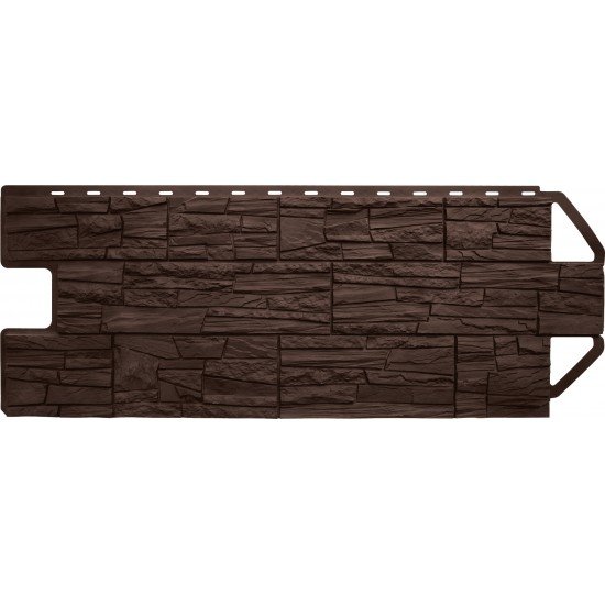 ФАСАДНАЯ ПАНЕЛЬ ГРАНД КАНЬОН ЭКО КОРИЧНЕВЫЙ 1040х420мм АЛЬТА-ПРОФИЛЬ