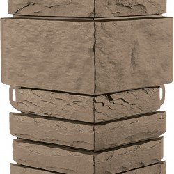 УГОЛ ДЕКОРАТИВНЫЙ КАМЕНЬ СКАЛИСТЫЙ ЭКО БЕЖЕВЫЙ 450мм АЛЬТА-ПРОФИЛЬ